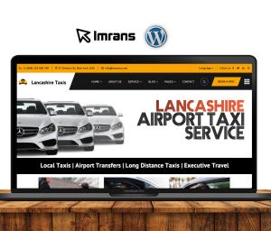 Lancashire Taxi Website Design Airport Transfer Minibus - £399