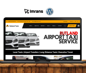 Rutland Taxi Website Design Airport Transfer - £399